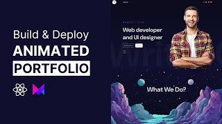 Animated Portfolio Website with React amp Framer Motion  React Project for Beginners [upl. by Yecam499]