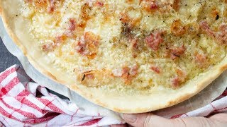 How to make Flammkuchen aka Tarte Flambée [upl. by Ennoirb691]