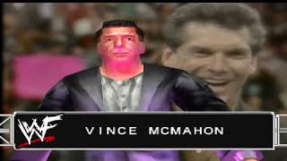 Vince McMahon theme amp entrance  WWF SmackDown PlayStation [upl. by Ecinrahs837]