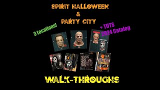 Spirit Halloween amp Party City Walkthroughs 2024 amp TOTS 2024 new catalog [upl. by Eustache]