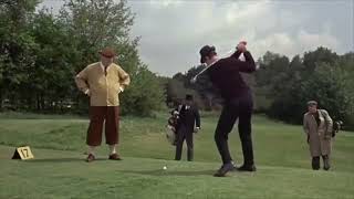 Goldfinger Vs Bond Golf Scene [upl. by Onateag]