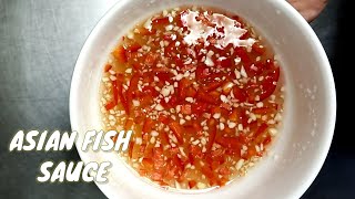 ASIAN FISH SAUCE  Nuoc cham recipe [upl. by Ellehsram]