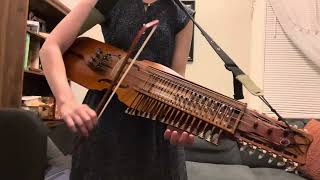 Polska efter JJ Bruun  Nyckelharpa tutorial [upl. by Damick]