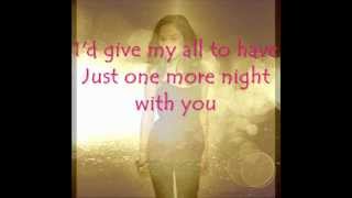 my all jessica sanchez lyrics [upl. by Quarta]