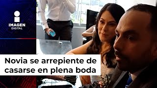 Novia se arrepintió de casarse en plena boda “necesito un tiempo” [upl. by Thgiwd812]