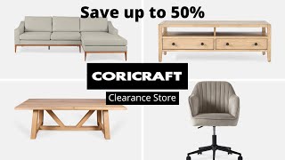 Coricraft Clearance Centre  SAVE UP TO 50 OFF FURNITURE ITEMS  Furniture Plug [upl. by Male]