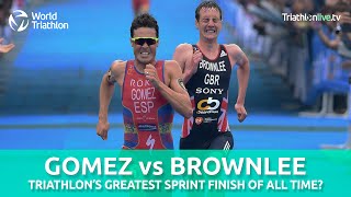 Gomez V Brownlee  An all time great sprint finish [upl. by Beulah]