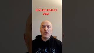 BİNLER ADALET DEDİ adalet yargı khk aihm haber insanhakları demokrasi [upl. by Ettezzil819]