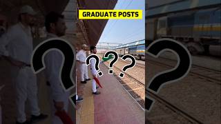 Can we apply for graduate posts during final yearindianrailwaystrainrailwayinfojobvacancy [upl. by Sevik729]