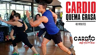 QUEMAR GRASA Y BAJAR ABDOMEN  CORE CARDIO [upl. by Dittman]