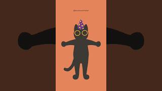 I like your funny words magic man bodowartkemartifischer dance animation cat song [upl. by Atinrehs]