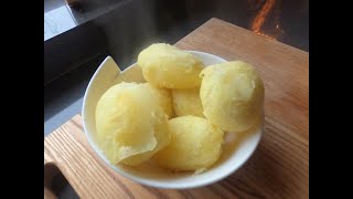 Aardappel koken zonder water in je Airfryer poffen [upl. by Acinom]