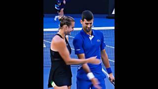 Djokovic and Sabalenka are so funny 🤣🤣 part 2  djokovic sabalenka ao2024 fy foryou 🎾 [upl. by Keppel]