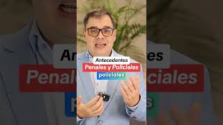 Antecedentes Penales y Policiales  Sus Diferencias [upl. by Luaped]