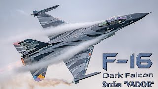 Belgian Air Force Unveils Stunning “Dark Falcon” F16 Paint Scheme [upl. by Aneladgam410]