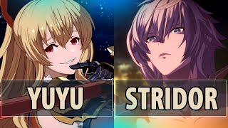 GBVSR🔥YuYu Vira Vs STridor Lucilius🔥 High Level Gameplay [upl. by Enamrahs]