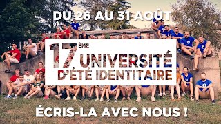 A quoi ressemble une Université dÉté de Génération Identitaire [upl. by Nnasus]