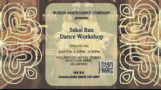 Fusion Beats • Sakal Ban Dance Workshop ▪️ July 17 2024 [upl. by Forrester]