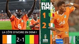 🔴CÔTE DIVOIRE 21 MALI  LA COUPE DAFRIQUE CI EST SPIRITUELLE DU JAMAIS VU AVEC LE FOOT [upl. by Dressler]