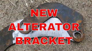 How To Make A Homemade Bracket To Fix Your 1985 Dodge D150s Alternator [upl. by Nojel]