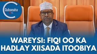 Wareysi Fiqi oo mar kale ka hadlay xiisadda Soomaaliya iyo Itoobiya  Qubanaha VOA [upl. by Nivled]