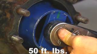 How to adjust Wheel Bearings on a Rear Drive Axle [upl. by Areemas]