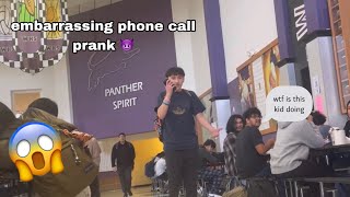 Embarrassing phone call prank at my school gone wrong [upl. by Ahsieyk213]