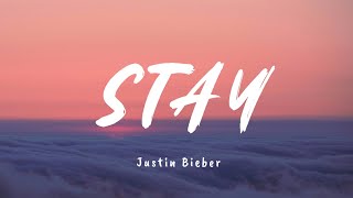 Stay  Justin Bieber  Lyrics Video  AVW Entertainment [upl. by Ardnasil]