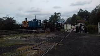 Derwent valley light Railway cavalcade york vintage steam rally 22 918 [upl. by Rickard726]