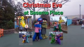 Our Day at Sesame Place  Christmas Eve  Sesame Street Character Meet amp Greet  Christmas 122423 [upl. by Gessner]