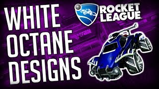 TITANIUM WHITE OCTANE DESIGNS 😍  ROCKET LEAGUE [upl. by Hemphill962]