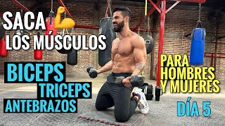 Ejercicios de BRAZOS entrena tus Bíceps Tríceps y Antebrazos 25 Min Rutina para SACAR LOS MUSCULOS [upl. by Kcire]