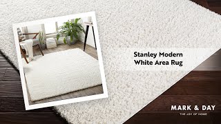 Stanley Modern White Area Rug [upl. by Errick]