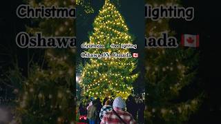 Christmass 🎄 tree lighting ✨️ at Oshawa ON Canada 🇨🇦 Nov 152024 shortsviral canada christmas [upl. by Ody]