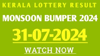 MONSOON BUMPER 2024 BR98 KERALA LOTTERY RESULT 31 JULY 2024 [upl. by Reckford88]