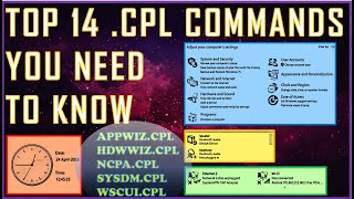 Complete List of cpl commands in Command Prompt  All about Control Panel Applets  Windows 10 87 [upl. by Meeks]