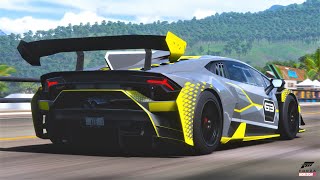 Lamborghini Huracan Super Trofeo EVO INSANE Sound Gameplay  Forza Horizon 5 [upl. by Eninej279]