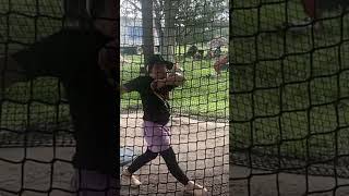 music artist baseball  work 8ubaseball youthbaseball youthsports cages 8u bigpitcher [upl. by Beverlee22]