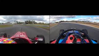 Formula 3 v S5000  Queensland Raceway [upl. by Hyde157]