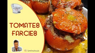 Tomate farcie viande hachée  La Minute Cuiz [upl. by Enitsenrae850]