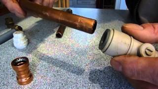 How to fit and remove plastic pipe fittings For easy install of heating and other pipework [upl. by Byran]