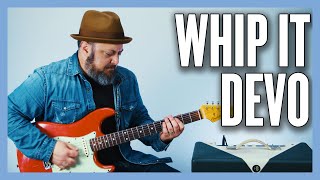 Whip It DEVO Guitar Lesson  Tutorial [upl. by Desberg]