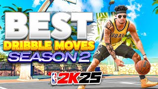 BEST DRIBBLE MOVES on NBA 2K25 SEASON 2  DRIBBLE TUTORIAL amp BEST SETTINGS NBA2K25 [upl. by Fidela]