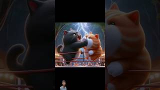 Black Cat Story ForestSed Story 🙀😭cat kitten cute catlove cutecat shorts ai cartoon [upl. by Aciraj]