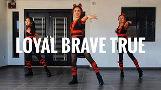 Loyal Brave True Line Dance Demo [upl. by Jaquelin333]