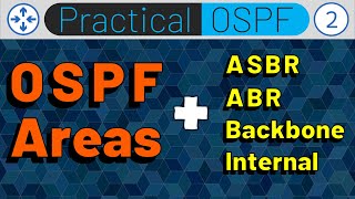 OSPF Areas and OSPF Types of Routers  Practical OSPF  Lesson 2 [upl. by Shulem]