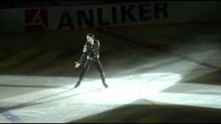 © ZEV Bossard Arena Zug Opening 2010 Stéphane Lambiel William Tell Overture  Interview [upl. by Darin969]