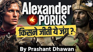 Alexander vs Porus  Battle of Hydaspes  World History  By Prashant Dhawan [upl. by Grimbal]