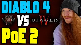 The Huge Difference Of Diablo 4 VS Path Of Exile 2  DM Reacts [upl. by Nelhsa]