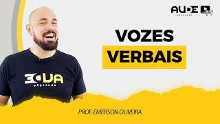 Vozes Verbais  Português  Prof Emerson Oliveira [upl. by Nylacaj877]